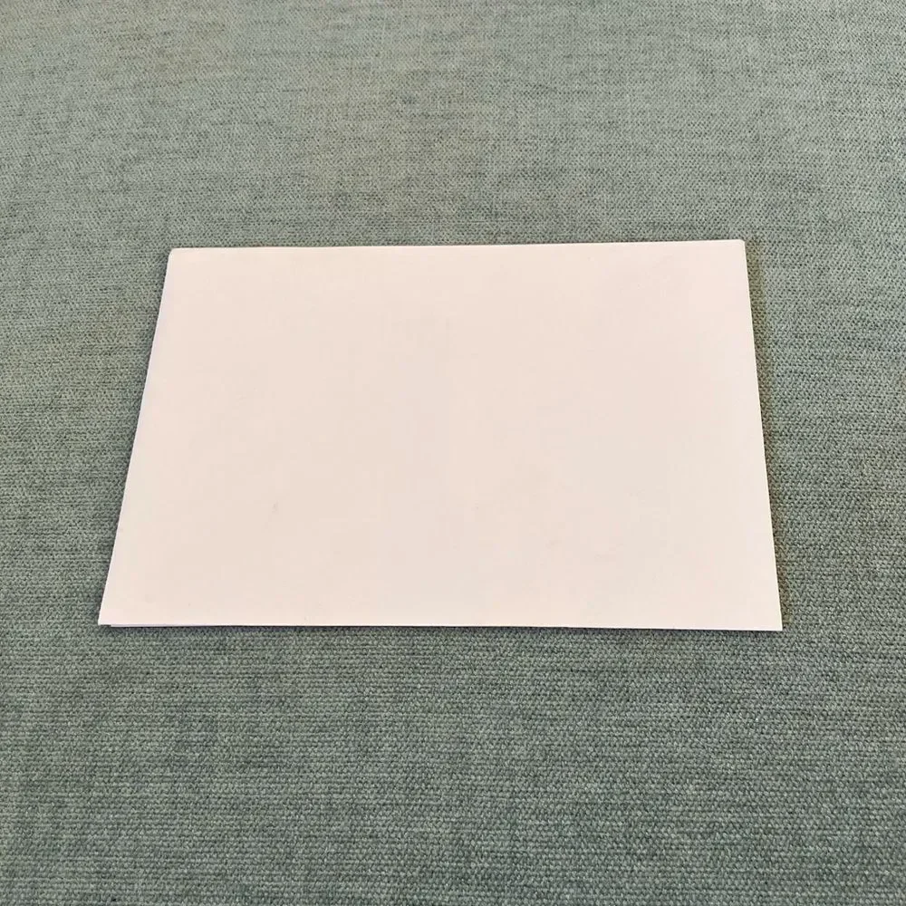 Colonial Williamsburg Blank Card, Letter M